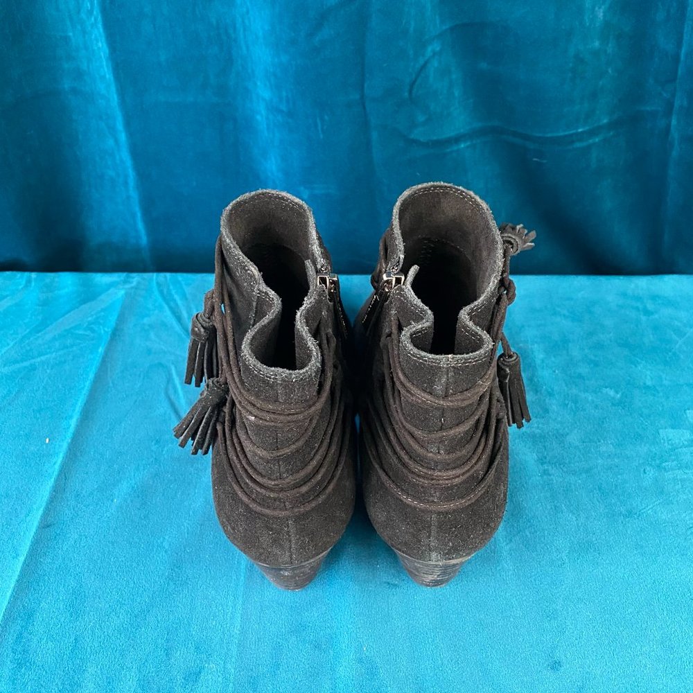 Vince Camuto Carlina Tasseled Bootie Black - Picture 6 of 11
